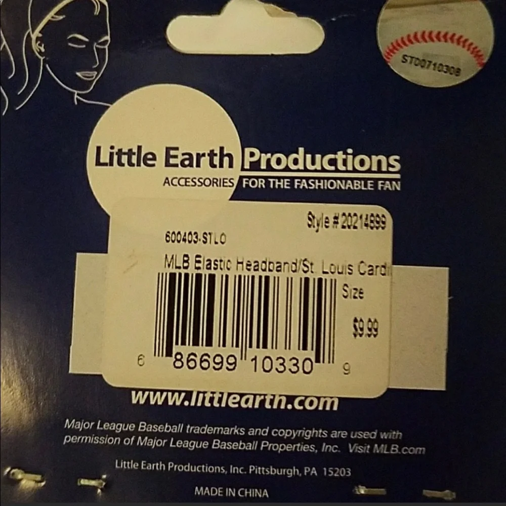 3/$15 6 St Louis Cardinals Headbands